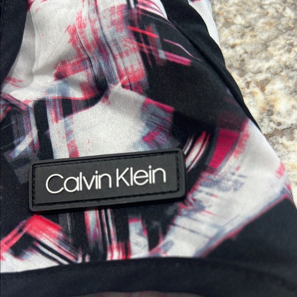 Calvin Klein Women's Athletic Shorts - Black, Red, White - Picture 3 of 4